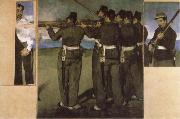 Edouard Manet The Execution of Emperor Maximilian Sweden oil painting reproduction